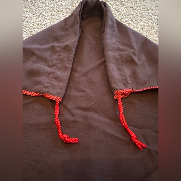 Coach brown dust bag red stitching - Picture 6 of 10